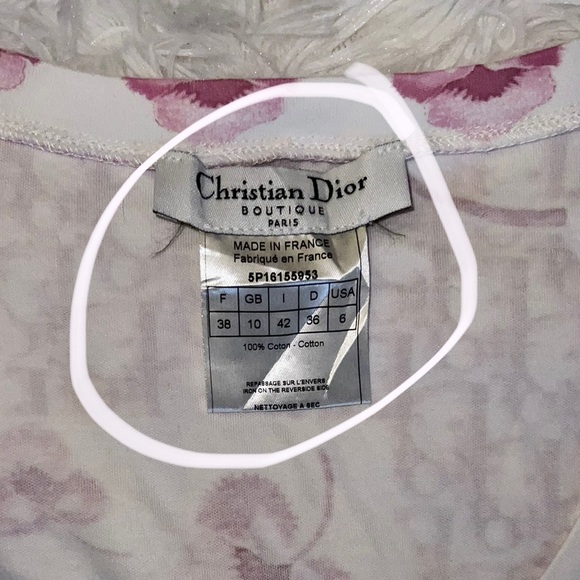 ๐RARE๐ Authentic Vintage Christian Dior Trotter Monogram Logo Top - Picture 7 of 7